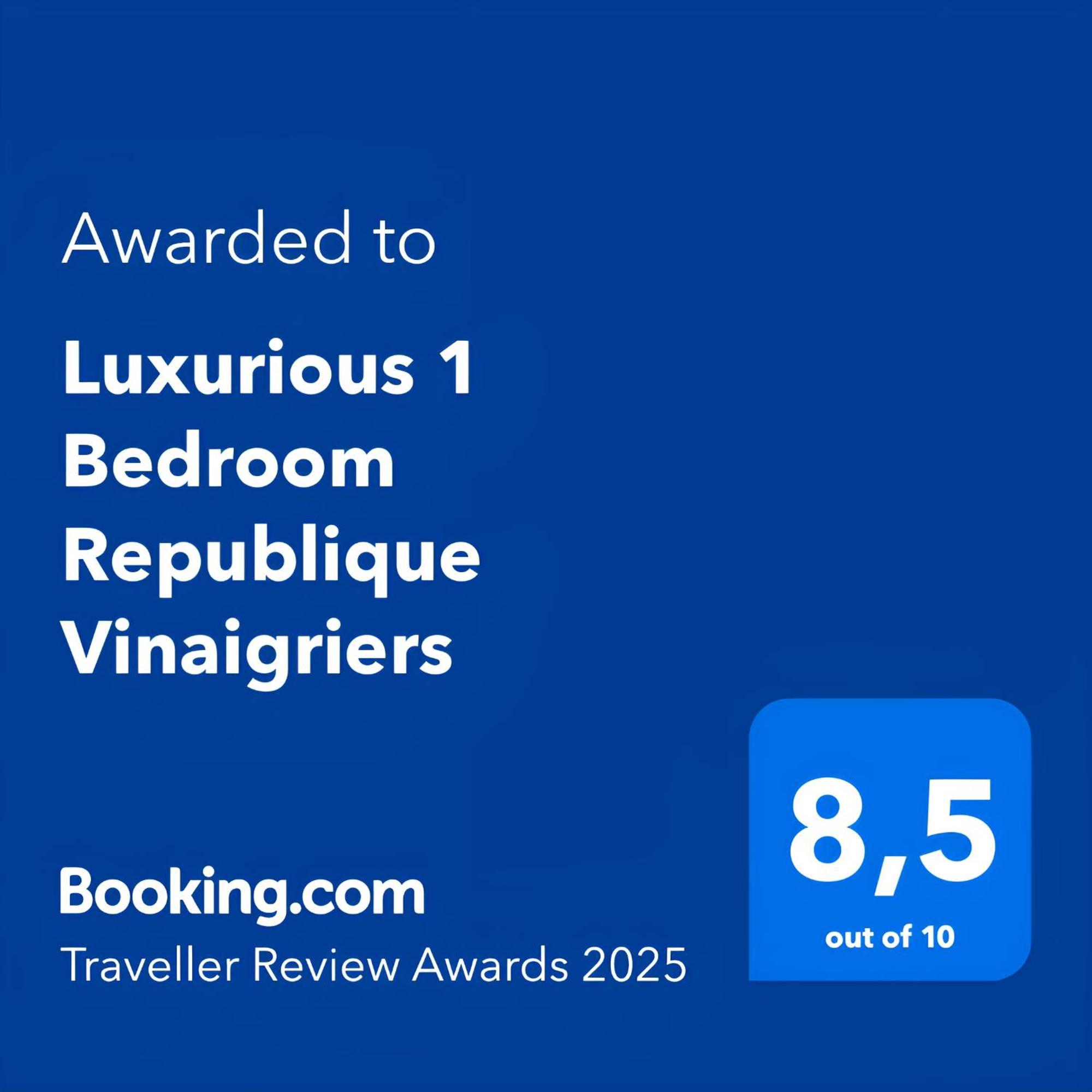 Luxurious 1 Bedroom Republique Vinaigriers Free Netflix Париж Экстерьер фото