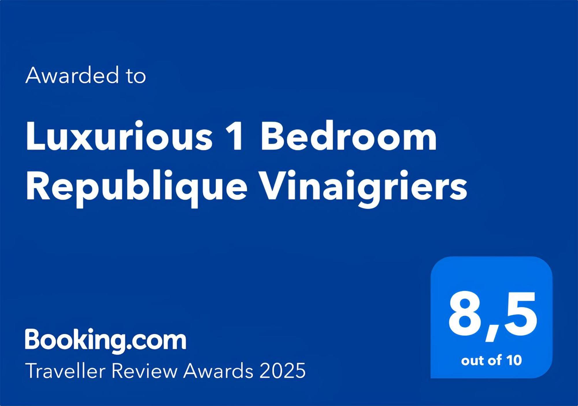 Luxurious 1 Bedroom Republique Vinaigriers Free Netflix Париж Экстерьер фото